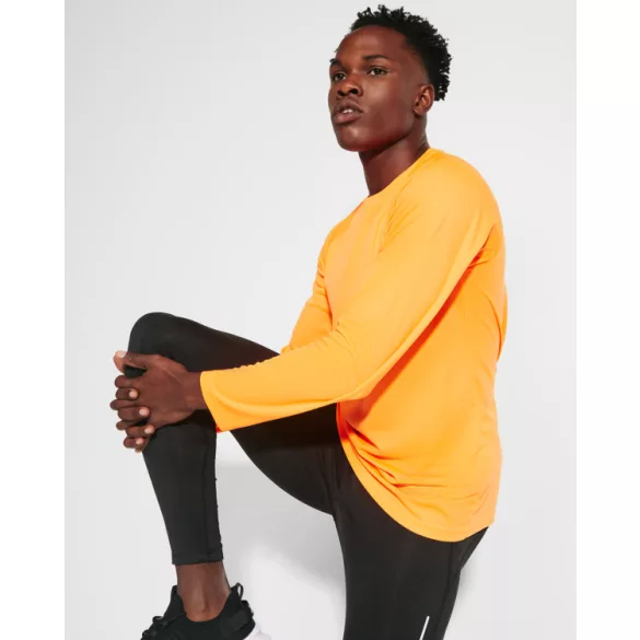 CA0415 - Tricou tehnic pentru adulti - MONTECARLO L/S - [Galben fluorescent]