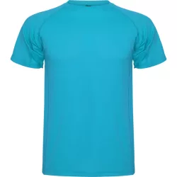   CA0425 - Tricou tehnic pentru adulti - MONTECARLO - [Turcoaz]