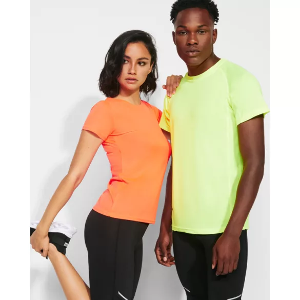 CA0425 - Tricou tehnic pentru adulti - MONTECARLO - [Portocaliu fluorescent]
