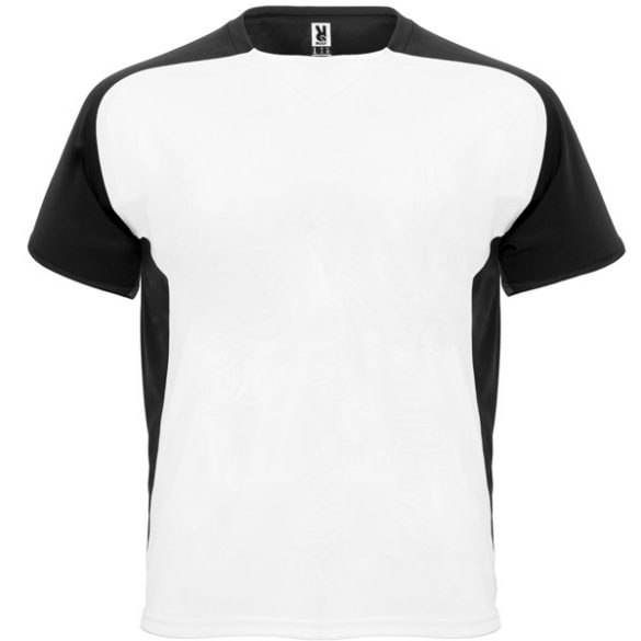 CA6399 - Tricou tehnic pentru adulti cu maneca scurta - BUGATTI - [Alb/Negru]