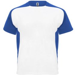   CA6399 - Tricou tehnic pentru adulti cu maneca scurta - BUGATTI - [Alb/Albastru royal]