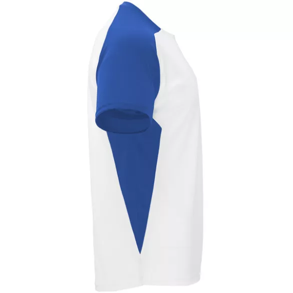 CA6399 - Tricou tehnic pentru adulti cu maneca scurta - BUGATTI - [Alb/Albastru royal]