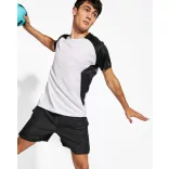 CA6399 - Tricou tehnic pentru adulti cu maneca scurta - BUGATTI - [Alb/Albastru royal]