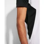 CA6399 - Tricou tehnic pentru adulti cu maneca scurta - BUGATTI - [Alb/Albastru royal]