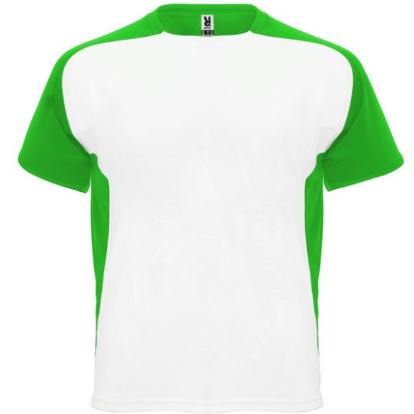CA6399 - Tricou tehnic pentru adulti cu maneca scurta - BUGATTI - [Alb/Verde tei]