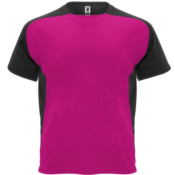 CA6399 - Tricou tehnic pentru adulti cu maneca scurta - BUGATTI - [Fucsia/Negru]