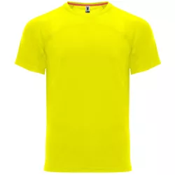   CA6401 - Tricou tehnic unisex - MONACO - [Galben fluorescent]