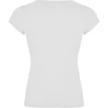 CA6532 - Tricou cambrat cu guler - BELICE - [Alb]