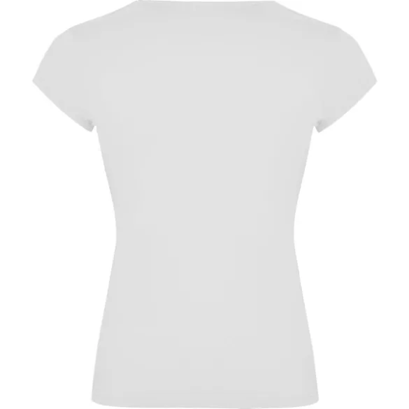 CA6532 - Tricou cambrat cu guler - BELICE - [Alb]