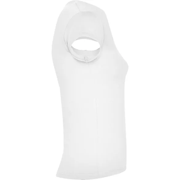 CA6532 - Tricou cambrat cu guler - BELICE - [Alb]