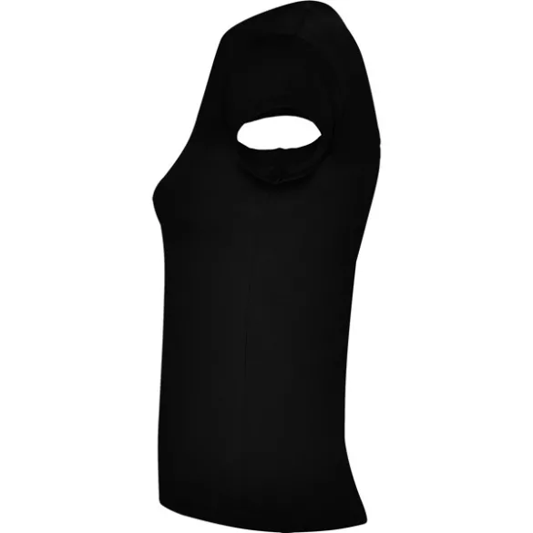CA6532 - Tricou cambrat cu guler - BELICE - [Negru]