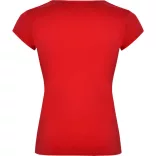CA6532 - Tricou cambrat cu guler - BELICE - [Rosu]