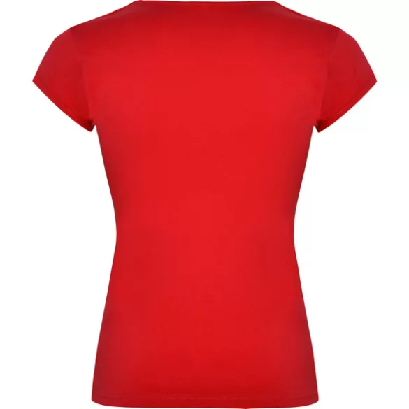 CA6532 - Tricou cambrat cu guler - BELICE - [Rosu]
