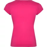 CA6532 - Tricou cambrat cu guler - BELICE - [Roz aprins]