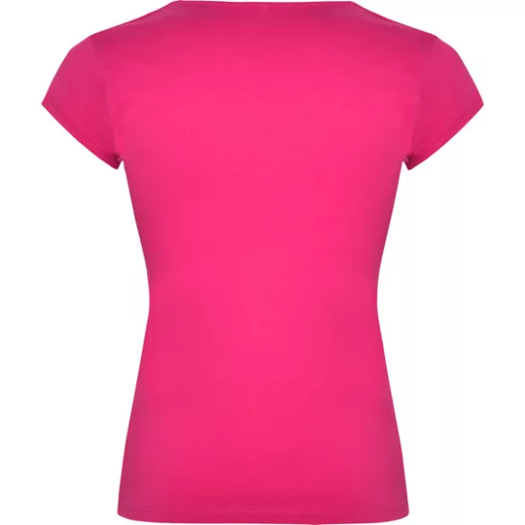 CA6532 - Tricou cambrat cu guler - BELICE - [Roz aprins]