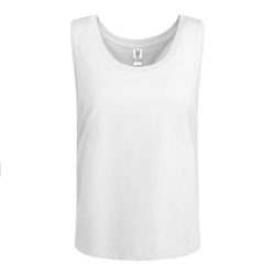 CA6536 - Tricou larg pentru femei - NARA - [Alb]
