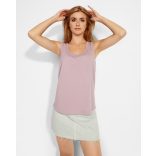 CA6536 - Tricou larg pentru femei - NARA - [Rosu crizantema]