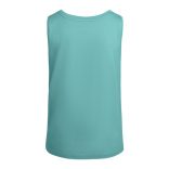 CA6536 - Tricou larg pentru femei - NARA - [Albastru dusty]