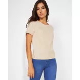 CA6563 - Tricou gros de dama - VEZA WOMAN - [Melange multicolor]