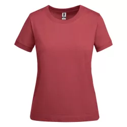   CA6563 - Tricou gros de dama - VEZA WOMAN - [Rosu crizantema]
