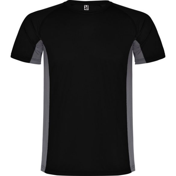 CA6595 - Tricou tehnic de adulti - SHANGHAI - [Negru/Plumb inchis]