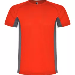   CA6595 - Tricou tehnic de adulti - SHANGHAI - [Rosu/Plumb inchis]