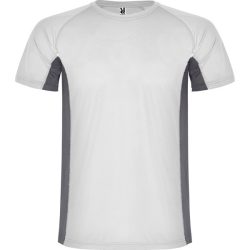   CA6595 - Tricou tehnic de copii - SHANGHAI - [Alb/Plumb inchis]