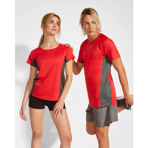 CA6648 - Tricou tehnic de dama - SHANGHAI WOMAN - [Verde fluorescent/Negru]
