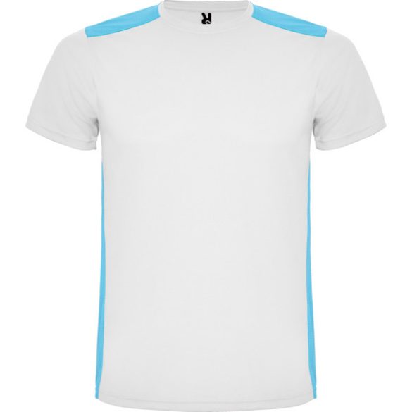 CA6652 - Tricou tehnic pentru barbati - DETROIT - [Alb/Turcoaz]