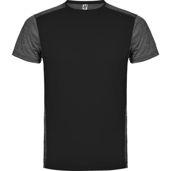 CA6653 - Tricou tehnic pentru barbati - ZOLDER - [Negru/Negru melanj]