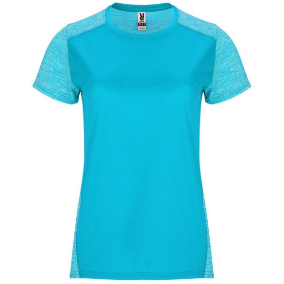 CA6663 - Tricou tehnic de dama - ZOLDER WOMAN - [Turcoaz/Turcoaz melanj]