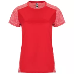   CA6663 - Tricou tehnic de dama - ZOLDER WOMAN - [Rosu/Rosu melanj]