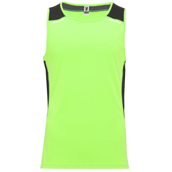 CA6682 - Tricou tehnic de barbati - MISANO - [Verde fluorescent/Negru]