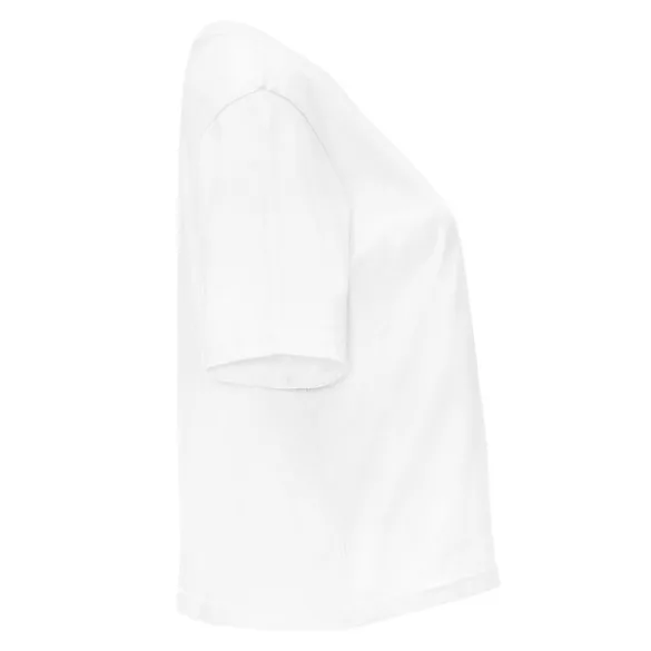 CA6687 - Tricou larg de dama - DOMINICA - [Alb]