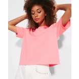 CA6687 - Tricou larg de dama - DOMINICA - [Alb]