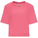 CA6687 - Tricou larg de dama - DOMINICA - [Roz lady fluor]