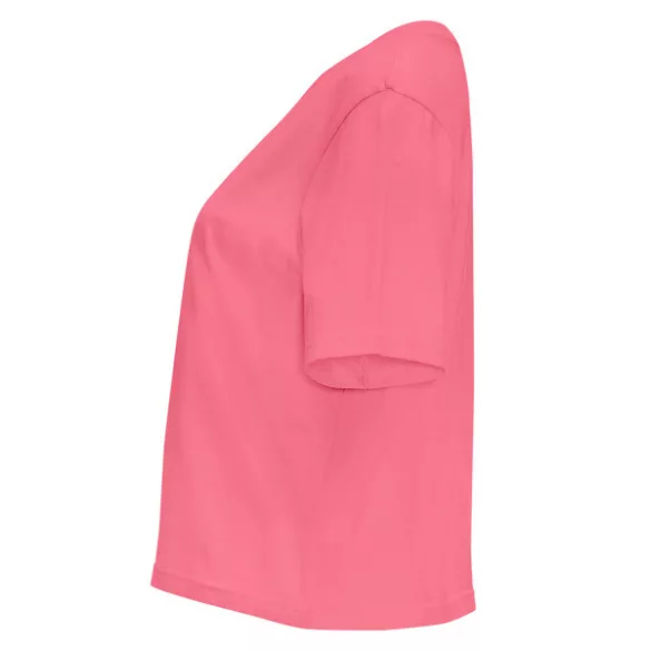 CA6687 - Tricou larg de dama - DOMINICA - [Roz lady fluor]