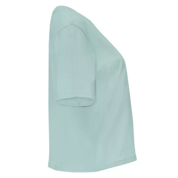 CA6687 - Tricou larg de dama - DOMINICA - [Albastru decolorat]