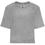 CA6687 - Tricou larg de dama - DOMINICA - [Gri melanj]
