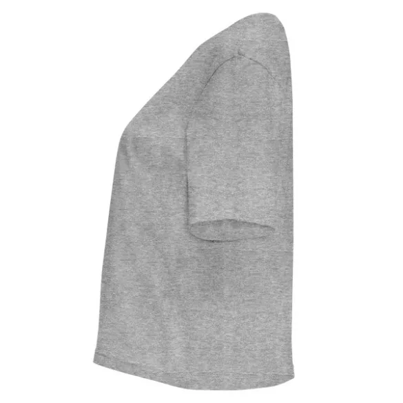 CA6687 - Tricou larg de dama - DOMINICA - [Gri melanj]