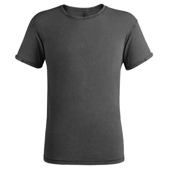 CA6689 - Tricou cu maneca scurta de barbati - HUSKY - [Negru]