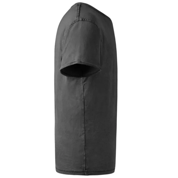 CA6689 - Tricou cu maneca scurta de barbati - HUSKY - [Negru]