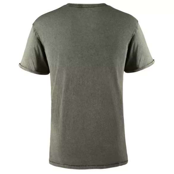 CA6689 - Tricou cu maneca scurta de barbati - HUSKY - [Verde militar inchis]