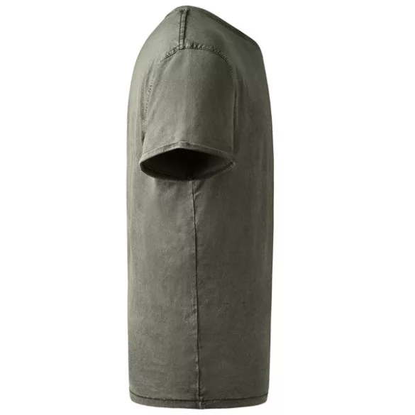 CA6689 - Tricou cu maneca scurta de barbati - HUSKY - [Verde militar inchis]