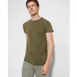 CA6689 - Tricou cu maneca scurta de barbati - HUSKY - [Verde militar inchis]