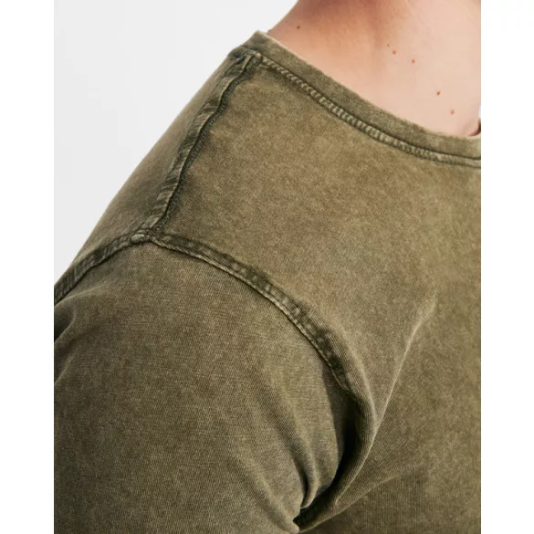 CA6689 - Tricou cu maneca scurta de barbati - HUSKY - [Verde militar inchis]