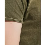CA6689 - Tricou cu maneca scurta de barbati - HUSKY - [Verde militar inchis]
