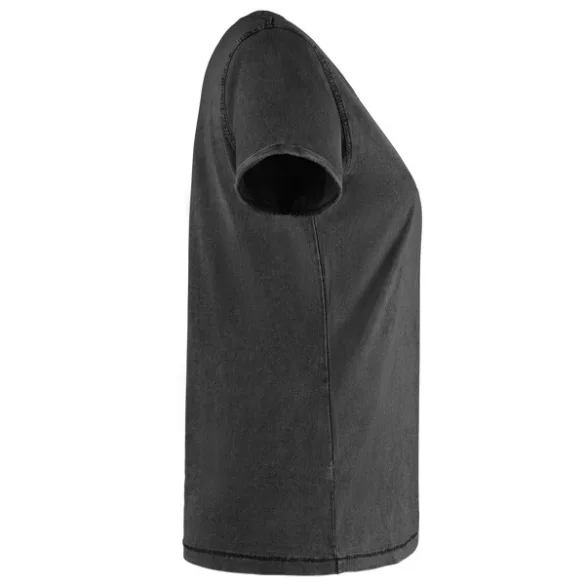 CA6691 - Tricou cu maneca scurta de dama - HUSKY - [Negru]