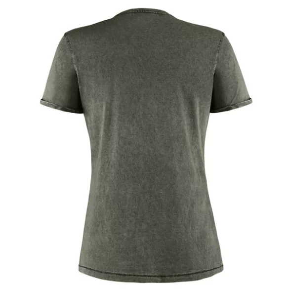 CA6691 - Tricou cu maneca scurta de dama - HUSKY - [Verde militar inchis]