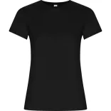 CA6696 - Tricou cu maneca scurta de dama - GOLDEN WOMAN - [Negru]